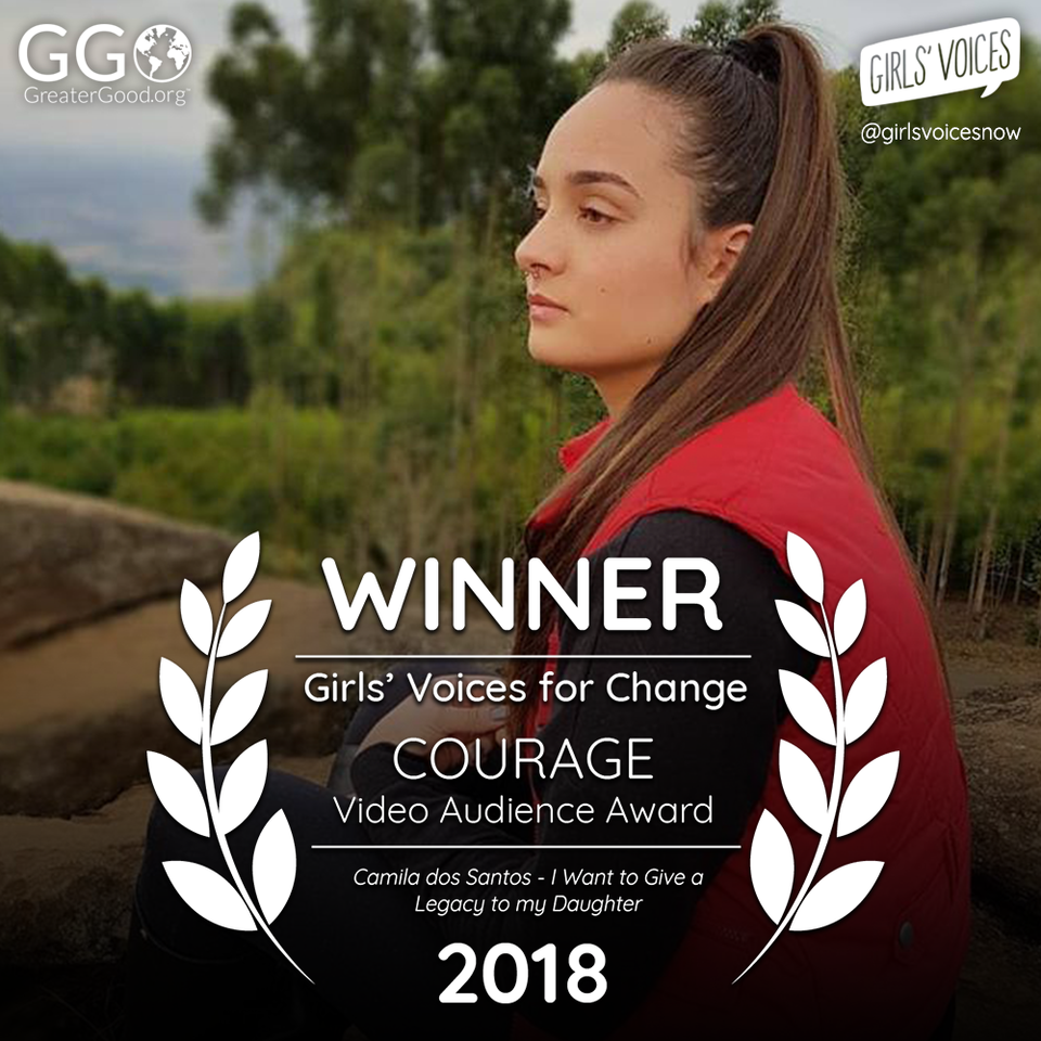 Vencedora brasileira do Programa Girls’ Voices!